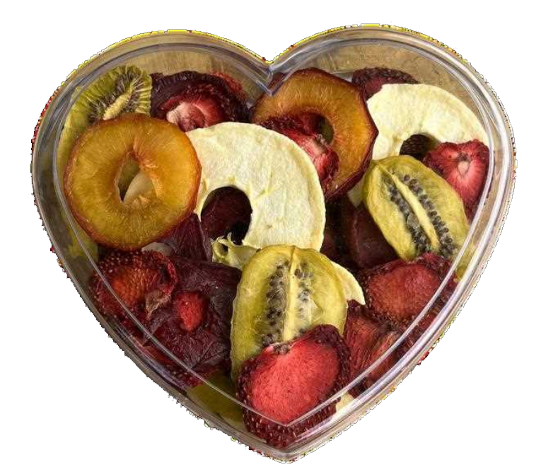 مخلوط میوه خشک ترش و ملس (طرح قلب)